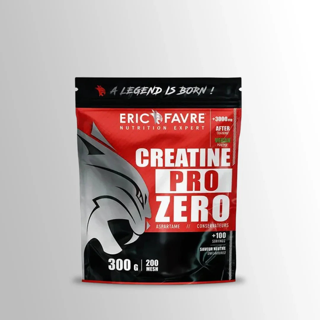 Pure Creatine – Créatine Pro Zero | Créatine Pure Sans Saveur pour Puissance & Endurance