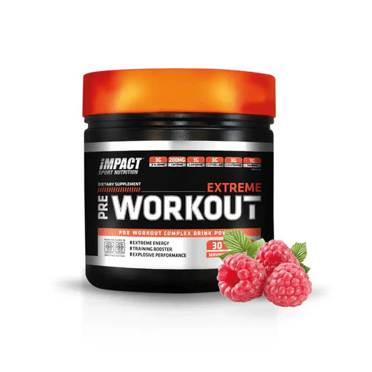 Impact Nutrition Extreme Pre-Workout – Booster Énergie Ultra Concentré 30 Servings