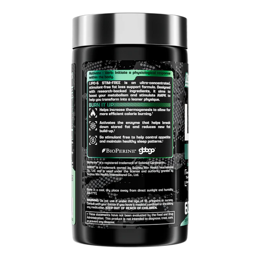 LIPO‑6 Stim‑Free Nutrex – Brûleur de Graisses Sans Caféine