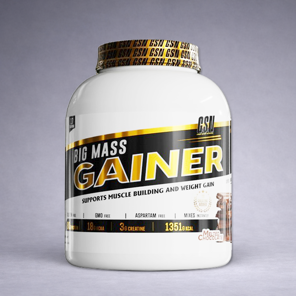 GSN Big Mass Gainer 1 kg Malted Chocolate – Mass gainer prise de masse et énergie