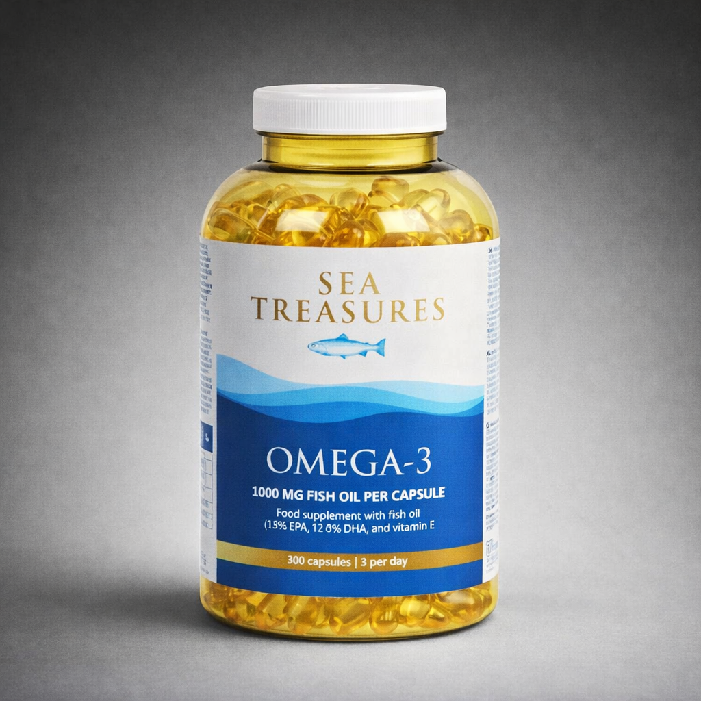 Omega 3 – 300 Capsules – 1000 mg Sea treasaurs