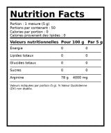 L-Arginine 3600 Mg – 50 Scoop | Booster Circulation & Performance Musculaire