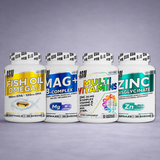 Multivitamines GSN Pack – Formule Premium avec Zinc, Fer, Vitamines & Oméga