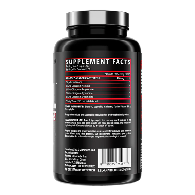 Nutrex Anabol Hardcore – Force & Performance Sportive