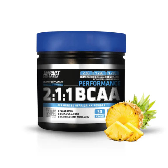 Impact Nutrition BCAA Performance 2:1:1 - 300 g  – 30 Servings Vegan Sans OGM