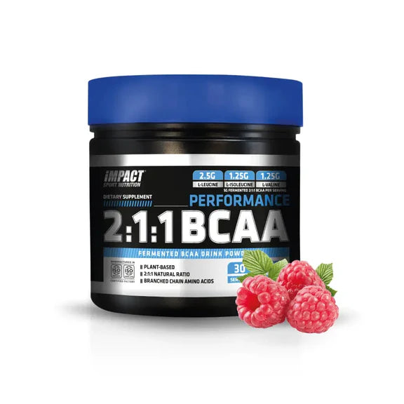 Impact Nutrition BCAA Performance 2:1:1 - 300 g  – 30 Servings Vegan Sans OGM
