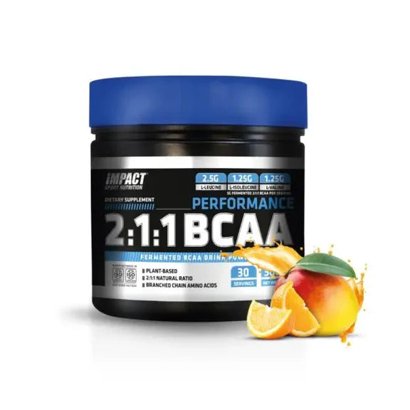 Impact Nutrition BCAA Performance 2:1:1 - 300 g  – 30 Servings Vegan Sans OGM