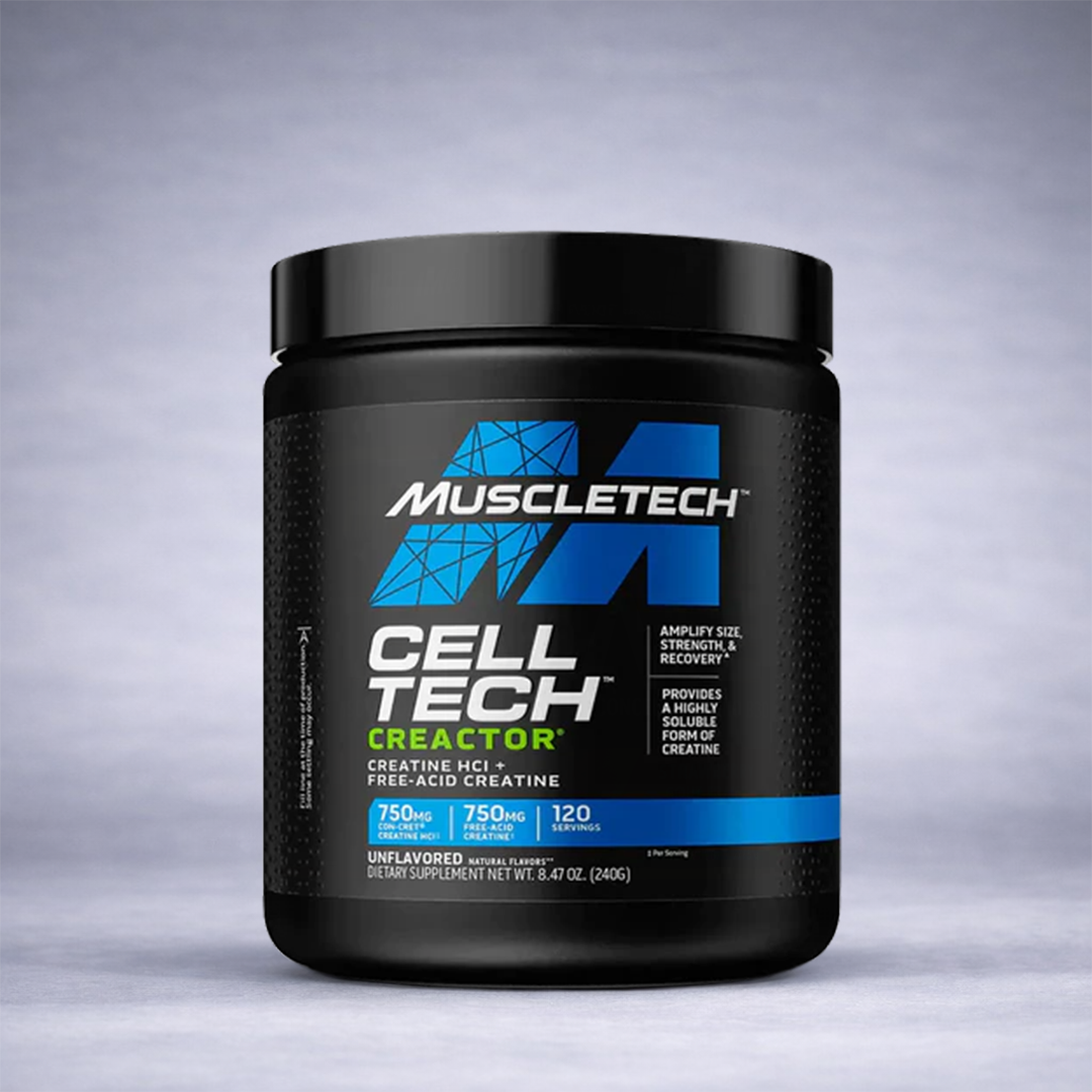 MuscleTech Cell-Tech Creactor 240 g – Créatine HCl Ultra Pure pour Performance Musculaire