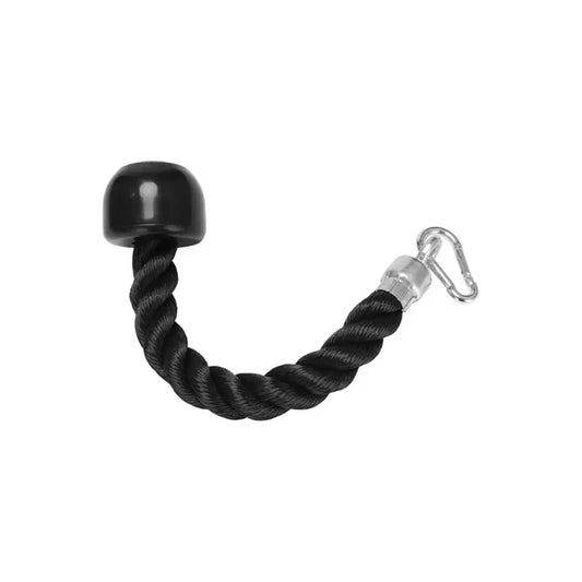 Corde de Tirage Triceps – Nylon Antidérapant + Mousqueton Métal