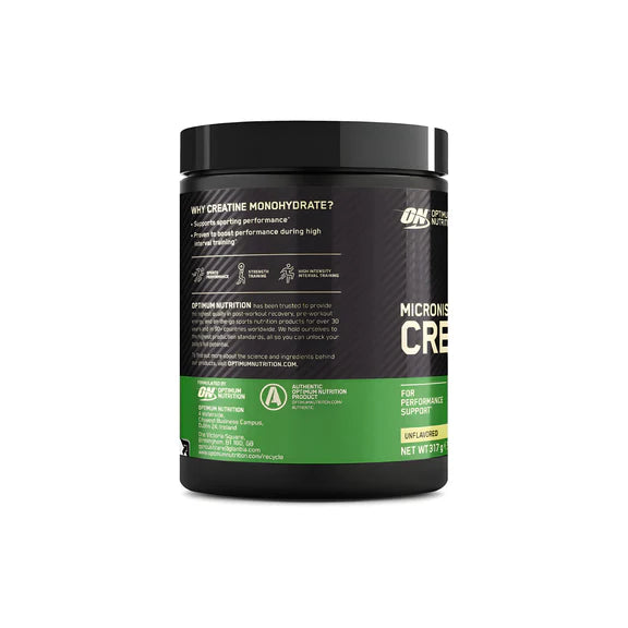 Optimum Nutrition Créatine Micronisée 317 g – Force & Performance