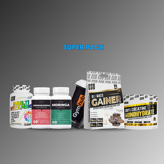 MASS EVOLUTION PACK – Gainer & Créatine pour Prise de Masse & Récupération