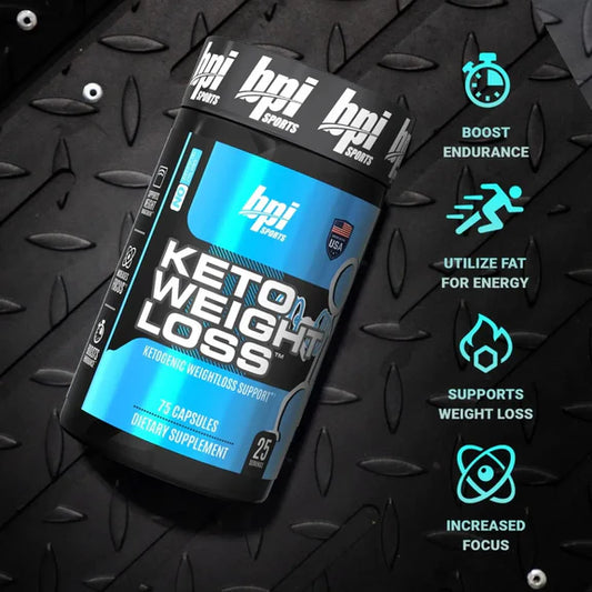 Keto Weight Loss BPI Sports 75 Caps – Brûleur de Graisses Cétogène