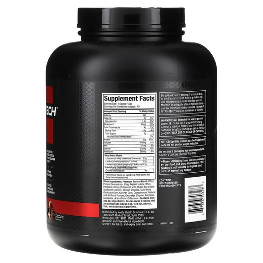 Nitro-Tech Whey Protein MuscleTech® – Milk Chocolate (1,81 kg)