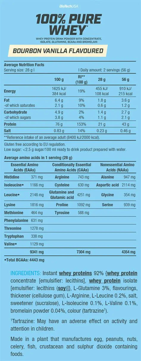 100% Pure Whey Biotech USA 2,27Kg – Protéine Musculation