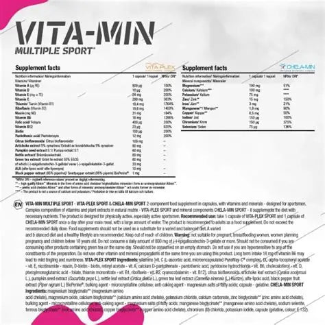 Vita‑Min Multiple Sport Olimp Nutrition 60 Capsules | Complexe Vitamines et Minéraux