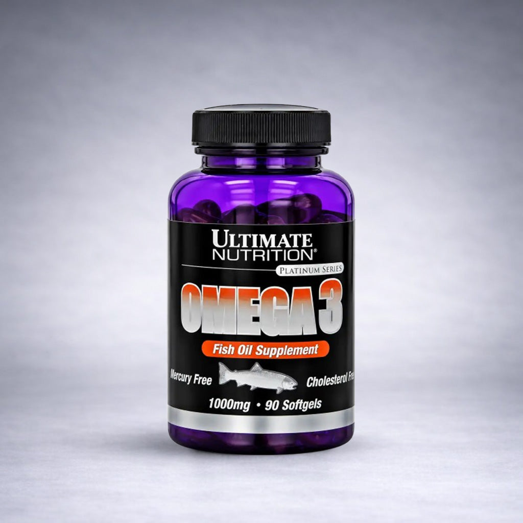 Ultimate Nutrition Omega 3 1000 mg - 90 Softgels | Santé Cardiaque & Oméga-3