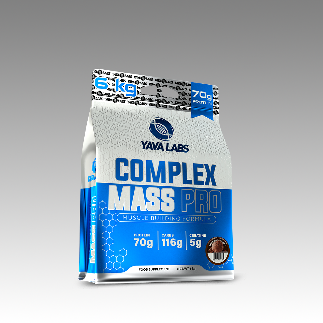Yava Labs Complex Mass Pro – Gainer Haute Performance 6KG | Prise de Masse