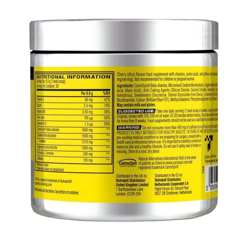 C4 Original Pre‑Workout 200 g – Énergie & Focus