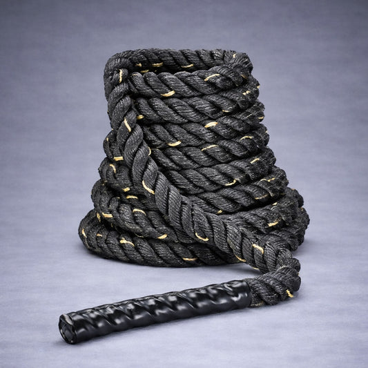Corde de Combat, Corde ondulatoire pour Exercices de Combat, Corde de Bataille pour Musculation de 38mm diamètre,de Longueur (9m)