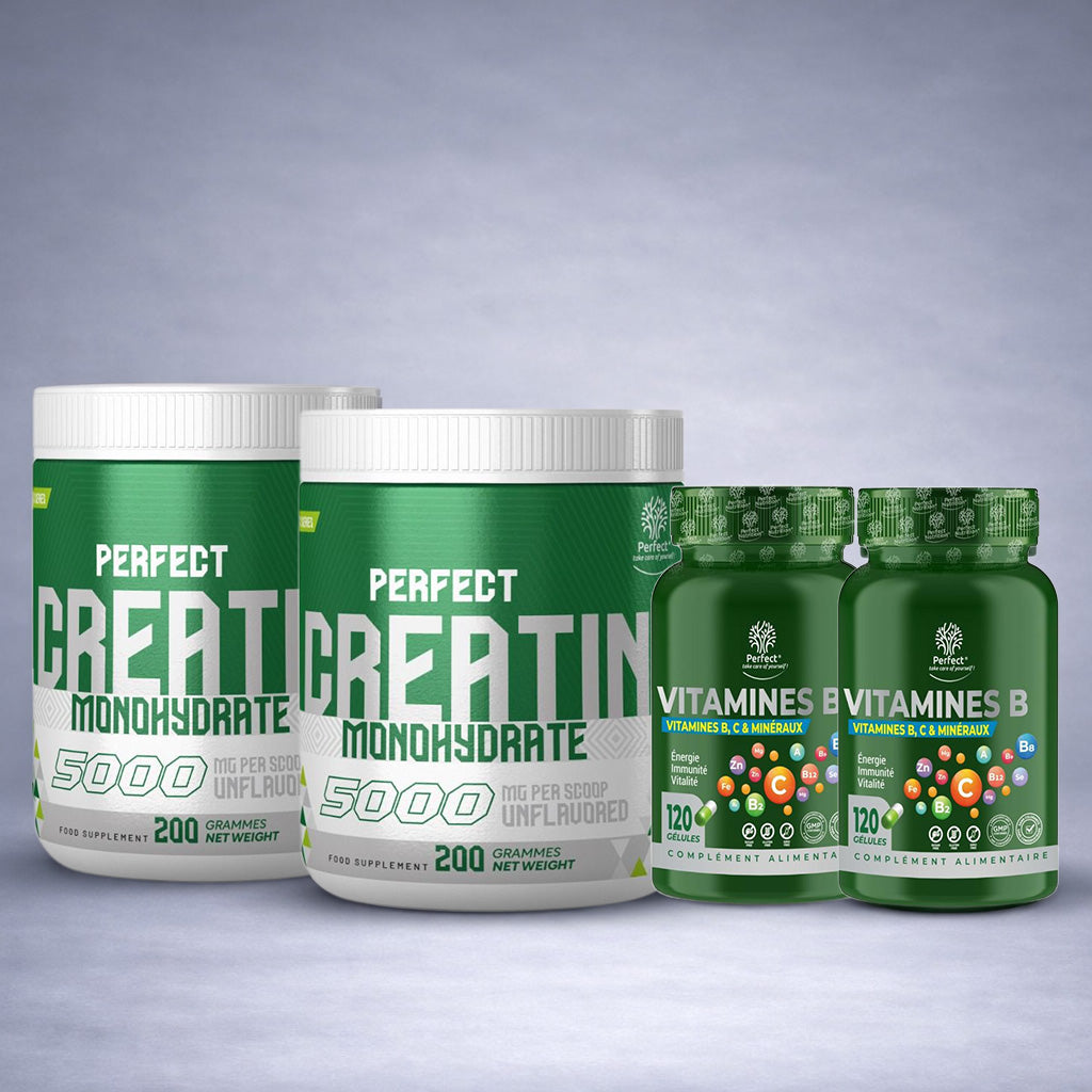 Pack Perfect Creatine + Vitamines B | Force & Énergie