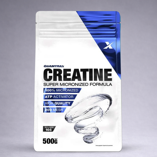 Créatine Monohydrate Quamtrax 500 g – Complément musculation force et performance