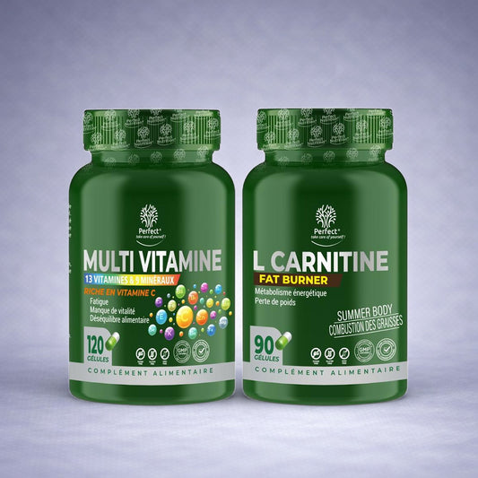 Perfect Nutrition Multi Vitamines + L‑Carnitine | Vitalité & Perte de Poids