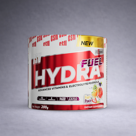 Hydra Fuel GSN 200 g – boisson sportive d’hydratation et performance, supplément pour endurance et énergie