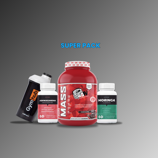 Hard Mass Energy 3KG – Gainer Chocolat Premium pour Prise de Masse & Récupération