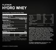 Optimum Nutrition Platinum Hydro Whey 1.6kg Milk Chocolate | Whey Hydrolysée Isolate