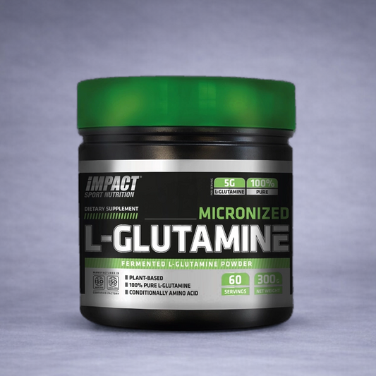L-Glutamine Micronized - Impact Nutrition - 300 g  - 60 scoop