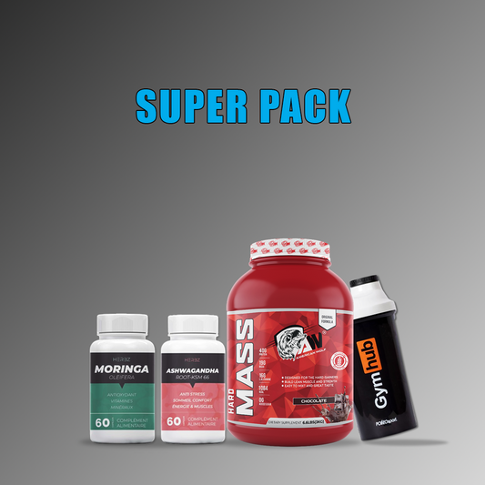 Hard Mass Energy 3KG – Gainer Chocolat Premium pour Prise de Masse & Récupération