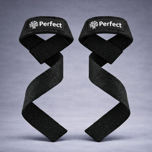Straps de Musculation – Accessoires fitness pour deadlift et tirage, couleur noire Perfect Nutrition Tunisie