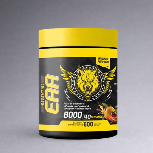 EAA American Wolf 600 g – Acides Aminés Essentiels | Booster Fitness & Récupération