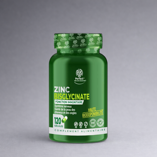 Zinc Bisglycinate – Immunité & Beauté Cellulaire | 120 Gélules Vegan
